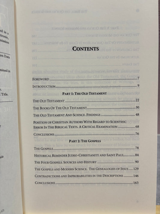 The Bible The Qur'an and Science