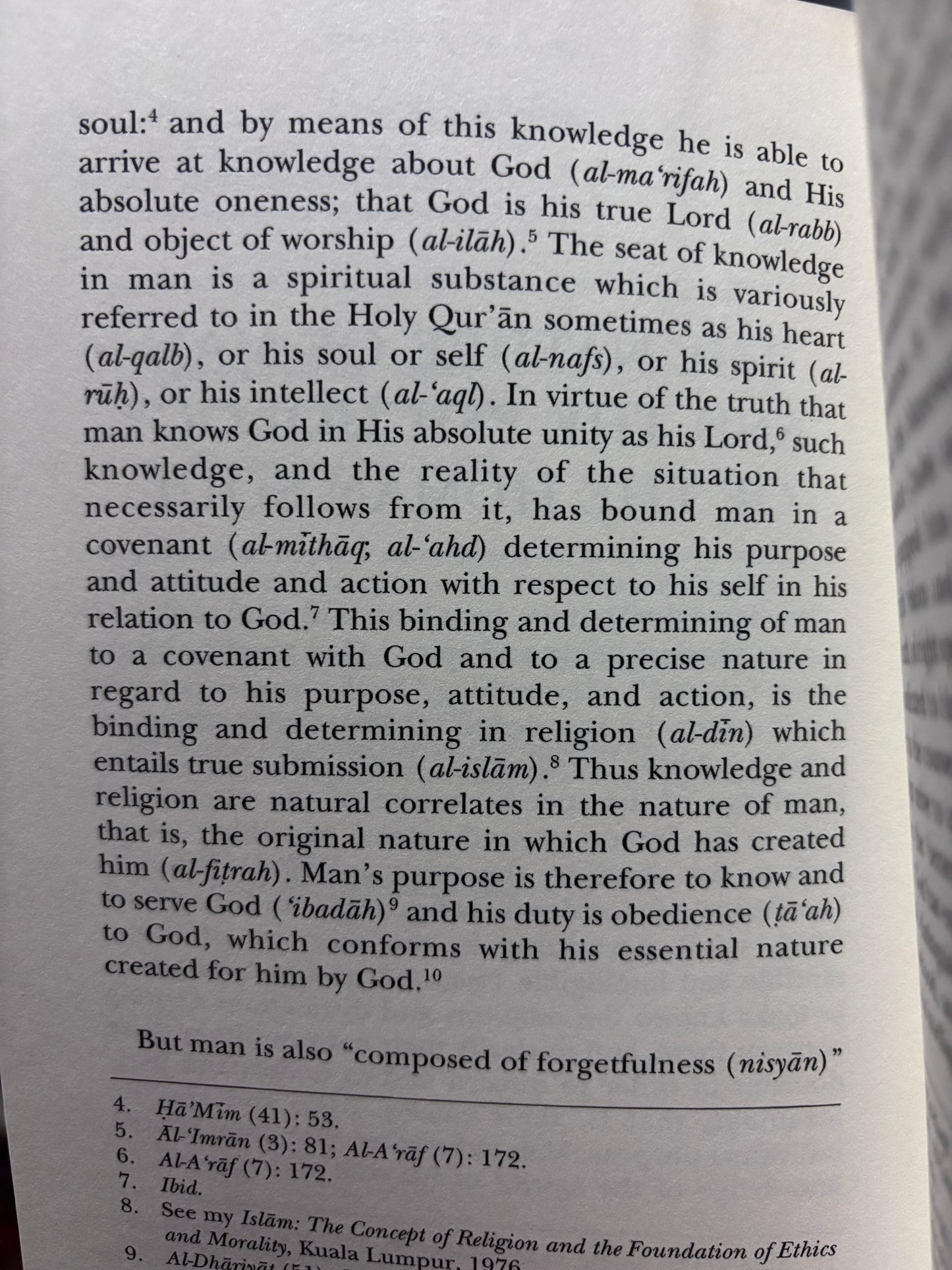 The Nature of Man and the Psychology of the Human Soul