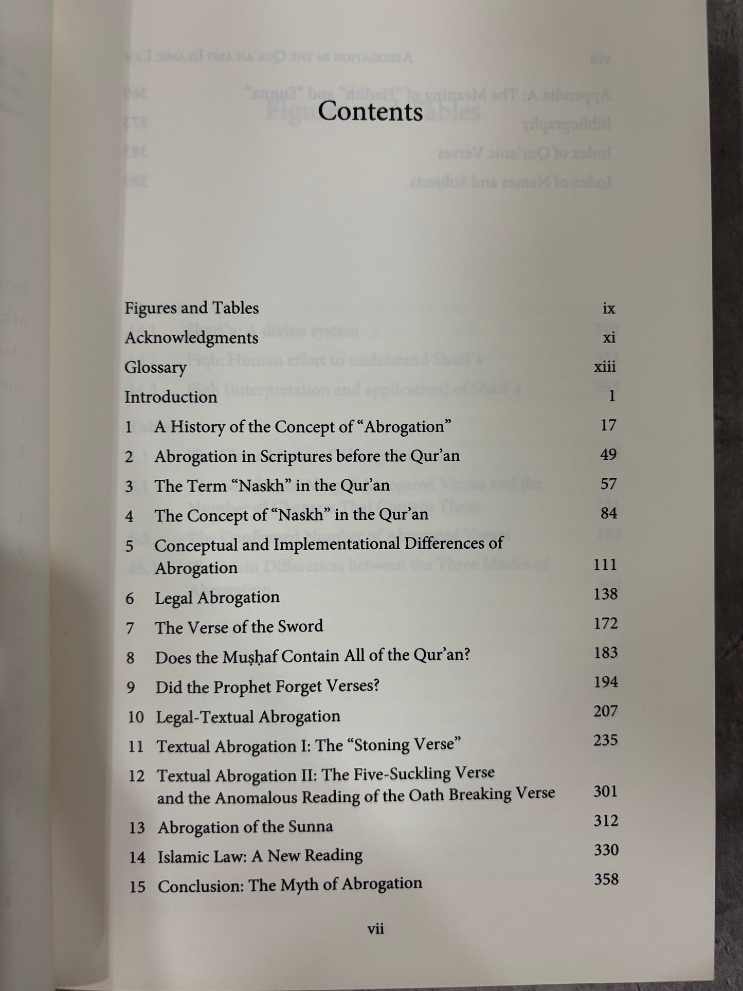 Abrogation in the Qur’an and Islamic Law