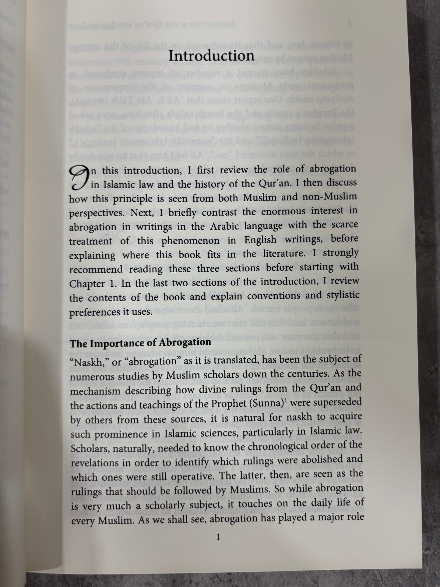 Abrogation in the Qur’an and Islamic Law