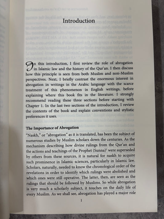 Abrogation in the Qur’an and Islamic Law