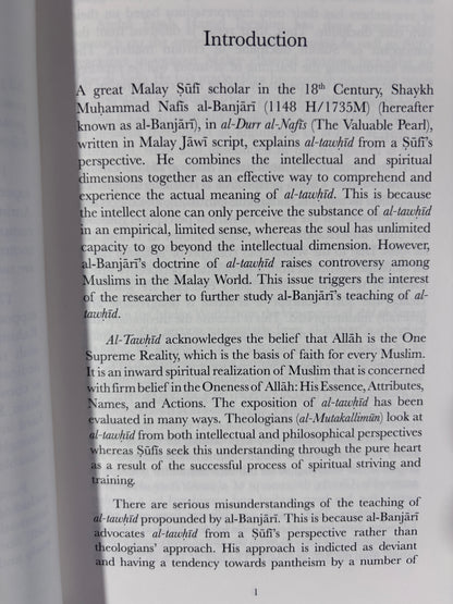 Al-Tawhid From Sufi's Perspective: An Analytical Study of Al-Durr Al-Nafis Shaykh Muhammad Nafis Al-Banjari