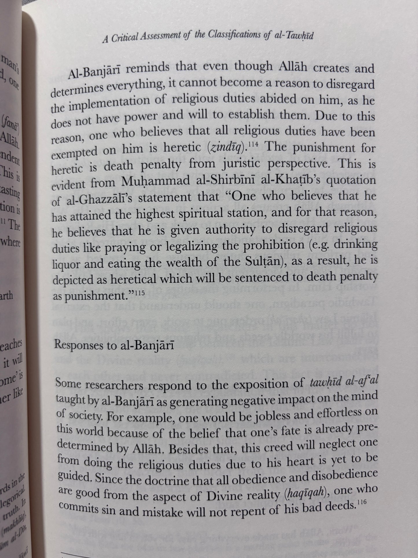Al-Tawhid From Sufi's Perspective: An Analytical Study of Al-Durr Al-Nafis Shaykh Muhammad Nafis Al-Banjari