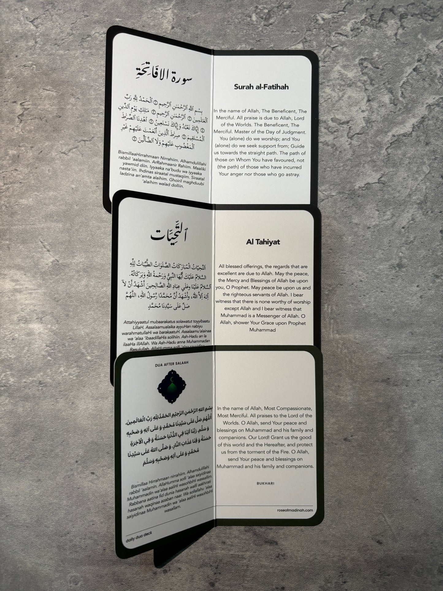 Dua Deck Cards