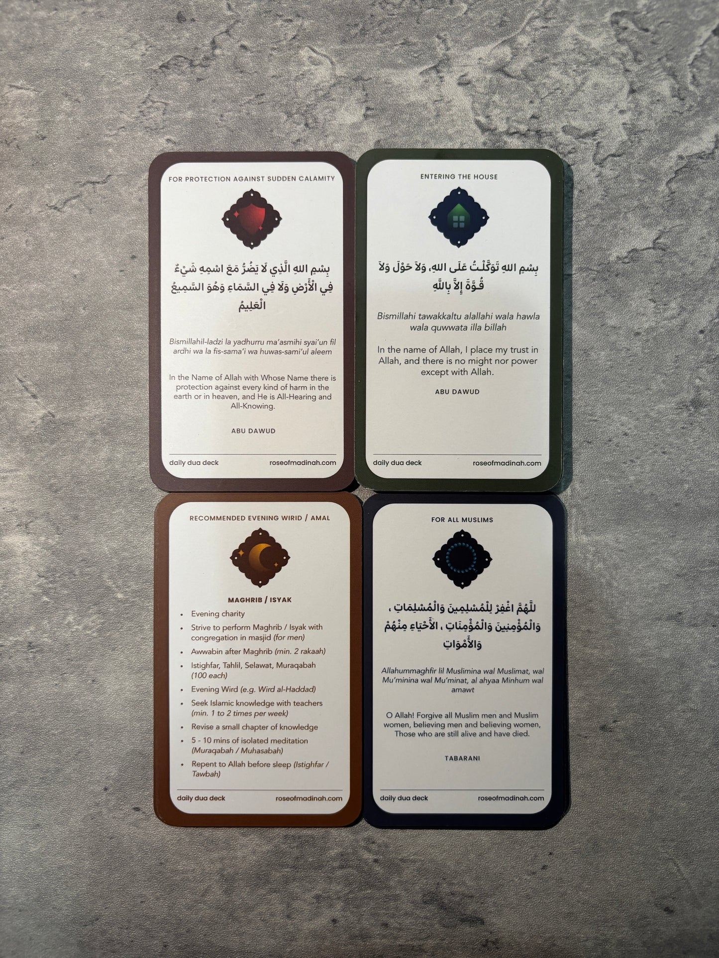 Dua Deck Cards