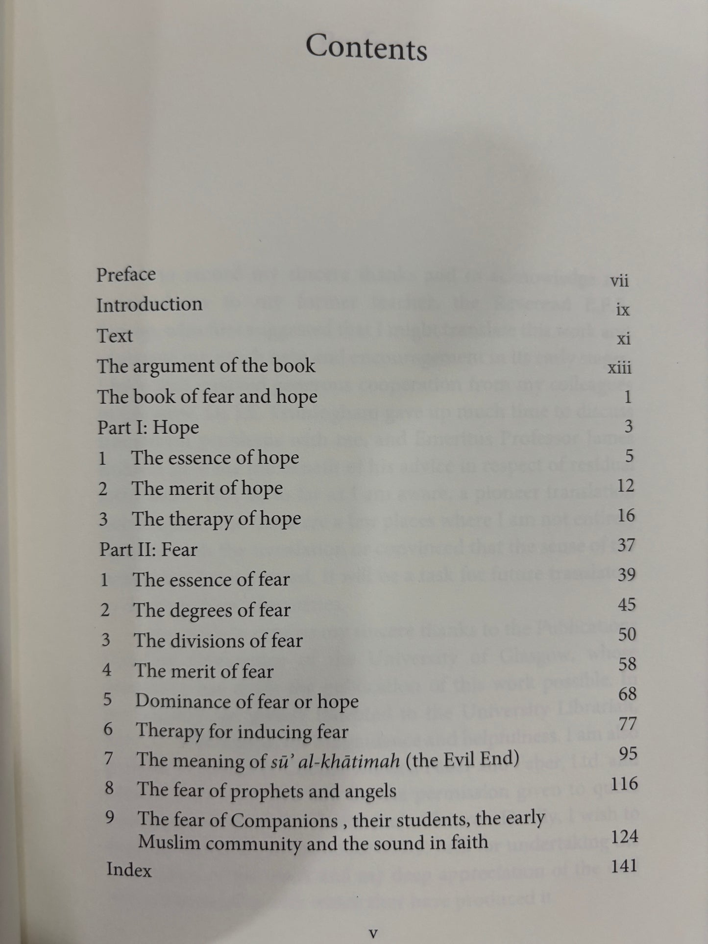 Fear and Hope