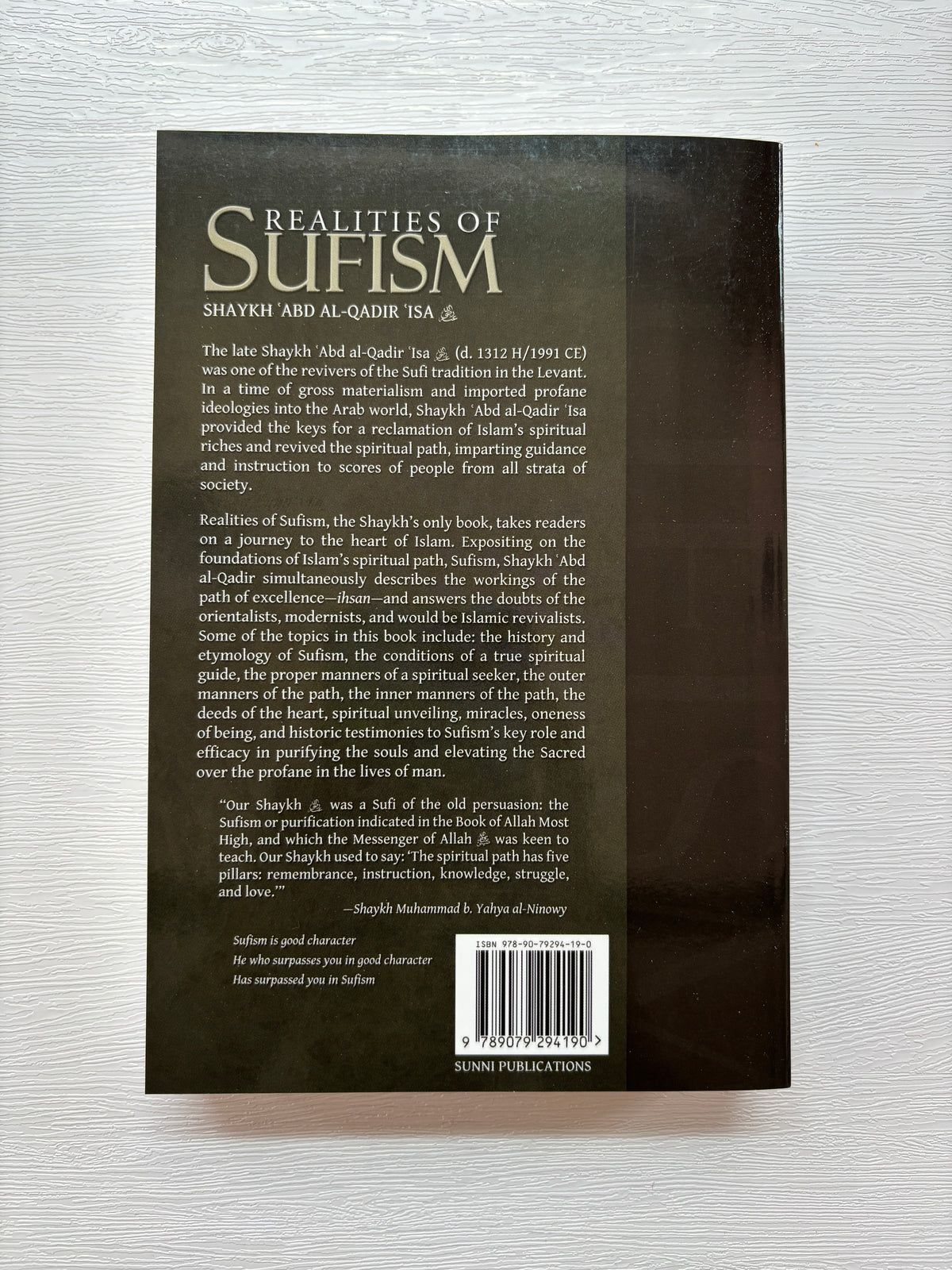 Realities of Sufism