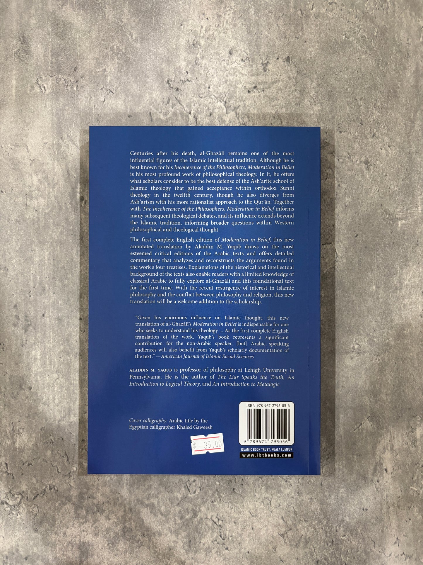 Al-Ghazālī’s Moderation in Belief: Al-Iqtisad fi al-I‘tiqad