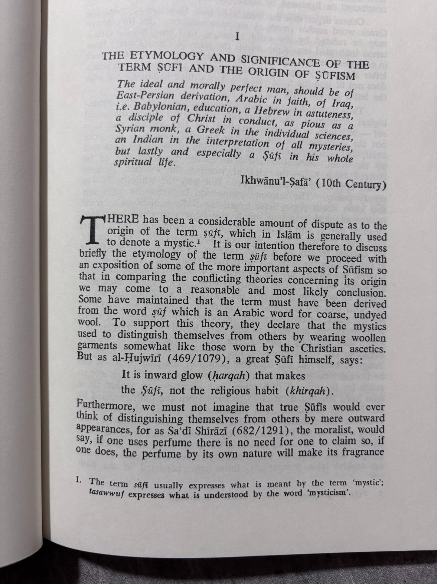 Some Aspects of Sufism as Understood and Practiced among the Malays