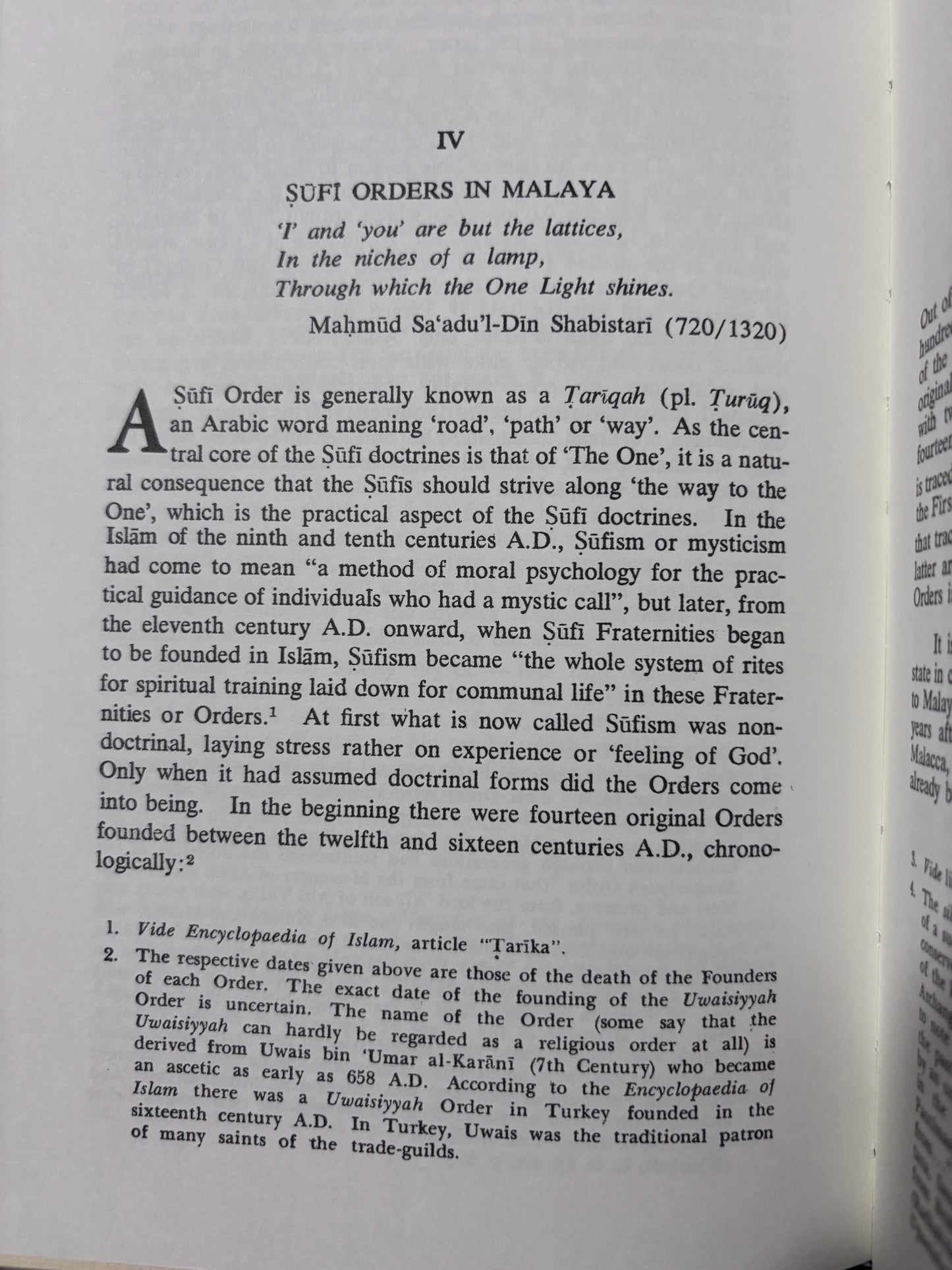Some Aspects of Sufism as Understood and Practiced among the Malays