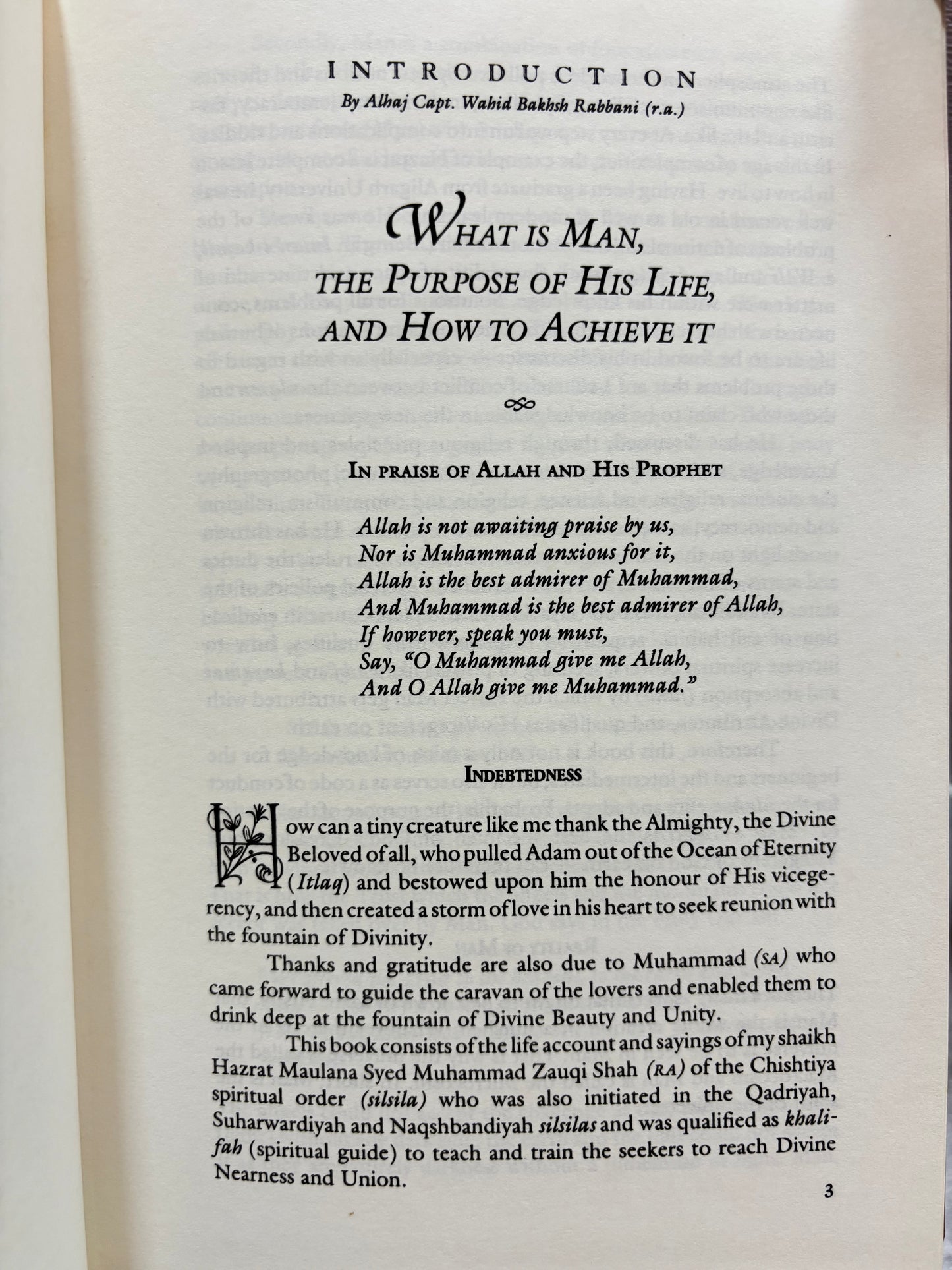 Tarbiatul Ushaq (The Training of Divine Lovers)