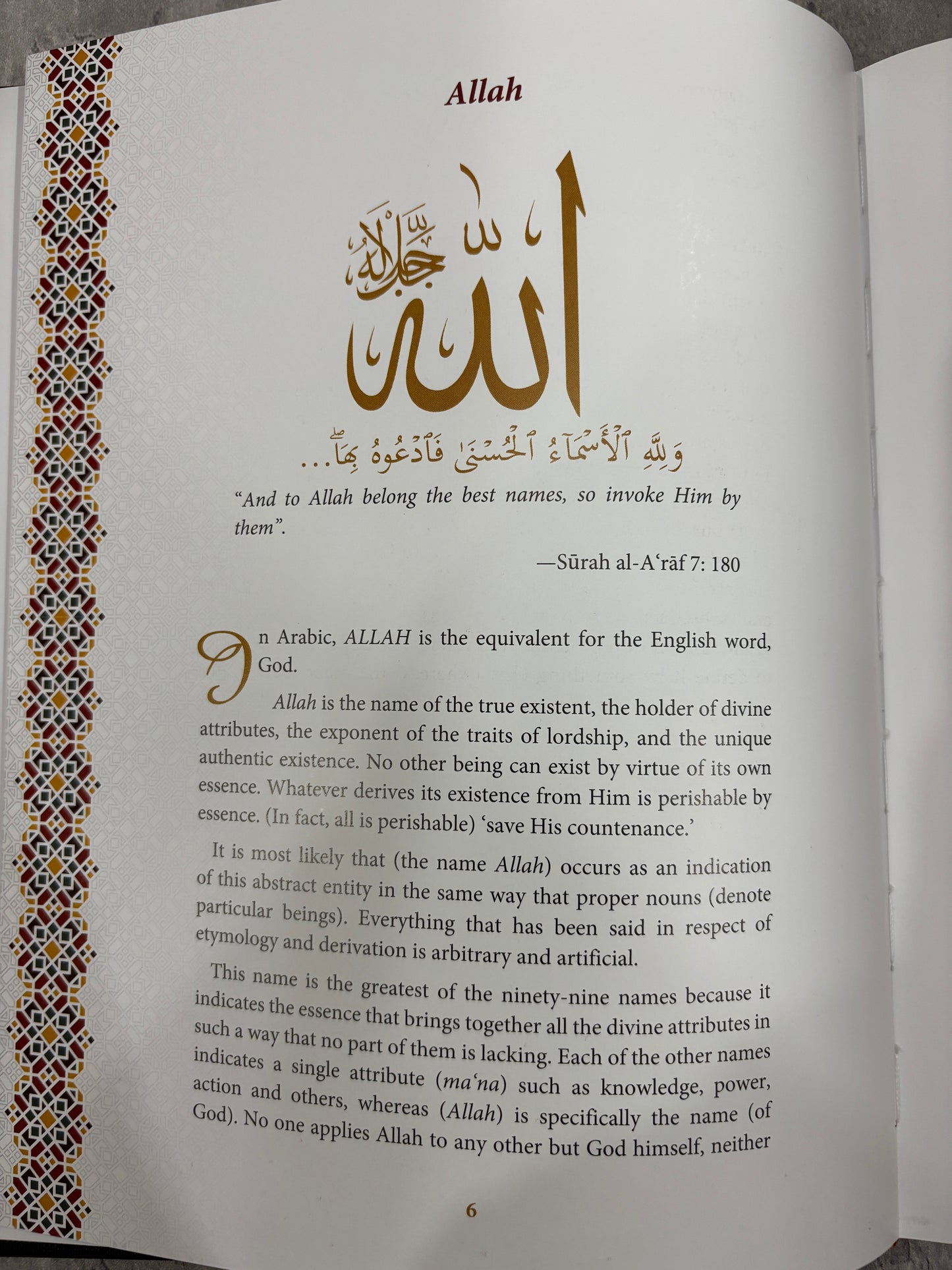 The Attributes of Divine Perfection