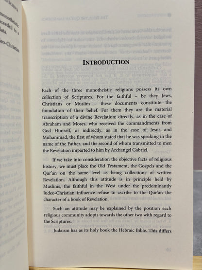 The Bible The Qur'an and Science