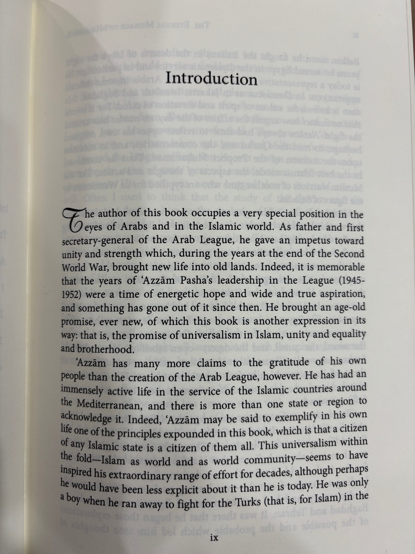 The Eternal Message of Muhammad