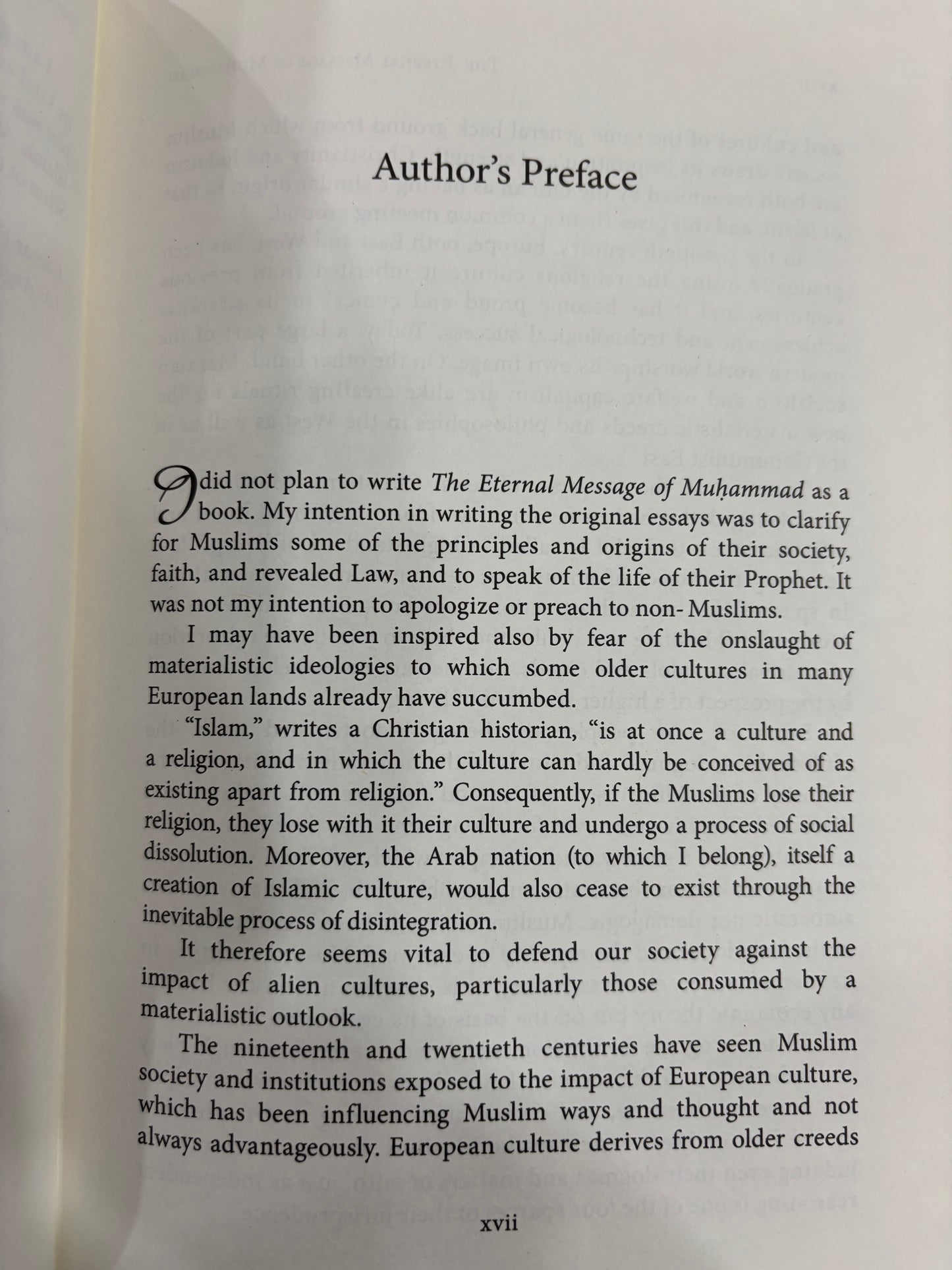 The Eternal Message of Muhammad