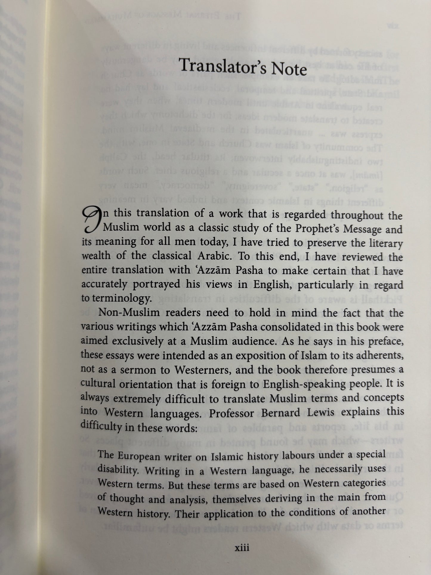 The Eternal Message of Muhammad