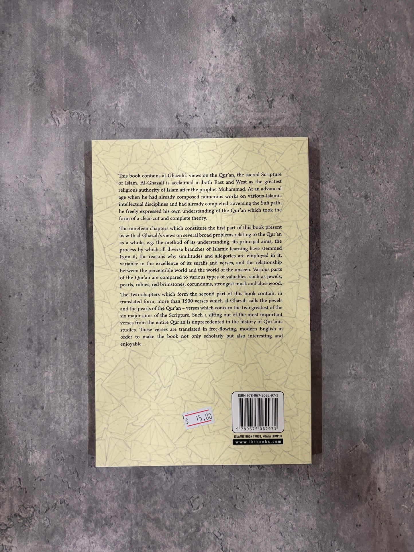 The Jewels of the Qur’an: Al-Ghazali’s Theory