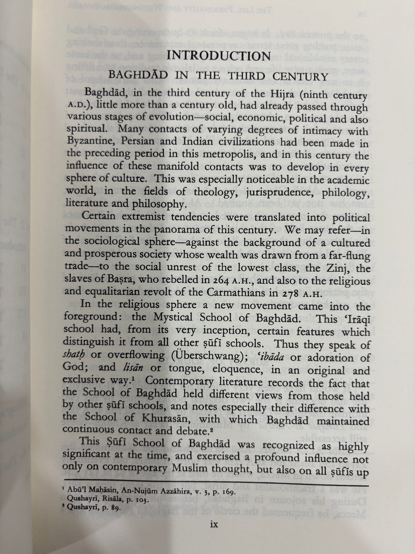 The Life, Personality and Writings of Al-Junayd