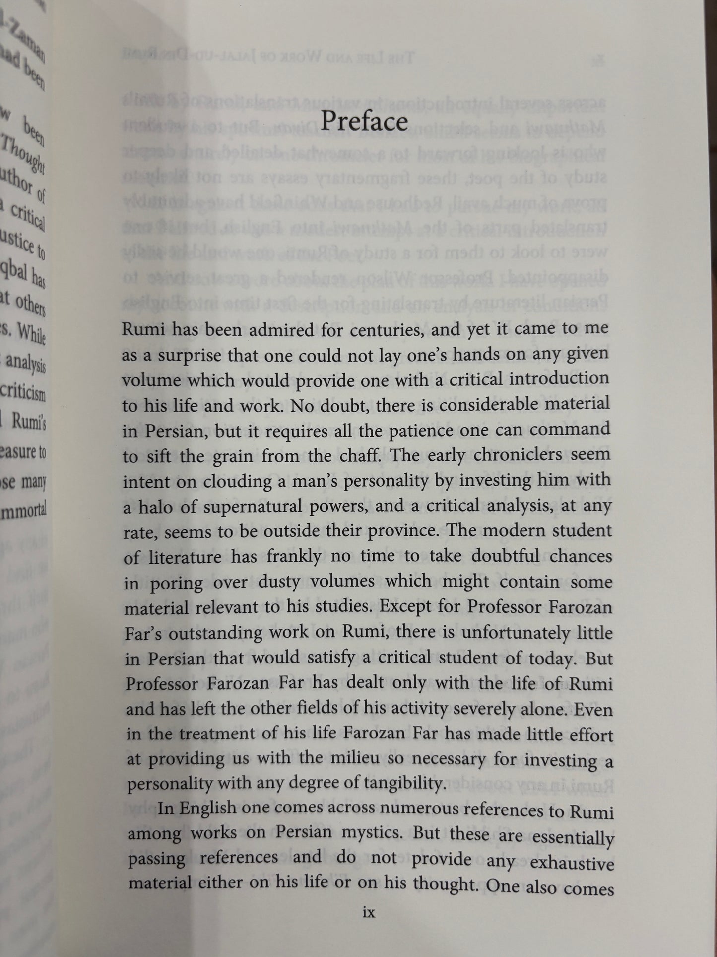 The Life and Work of Jalal-ud-din Rumi