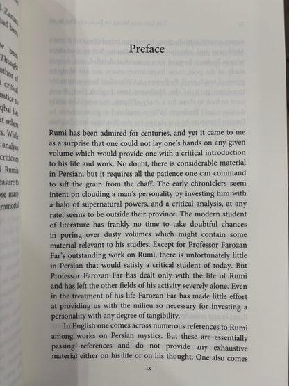 The Life and Work of Jalal-ud-din Rumi