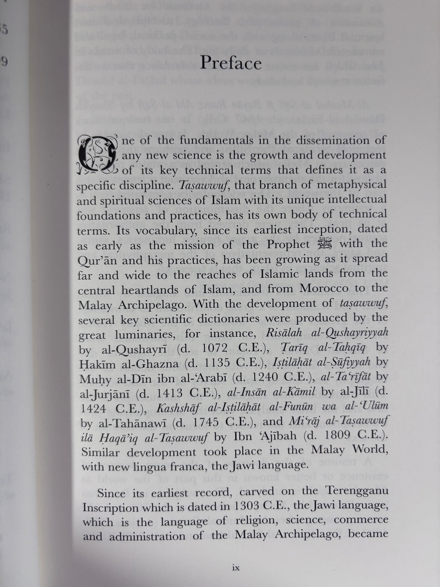 The Malay Sufi Glossary: A Study of Al-Manhal Al-Safi of Syakh Dawud al-Fatani