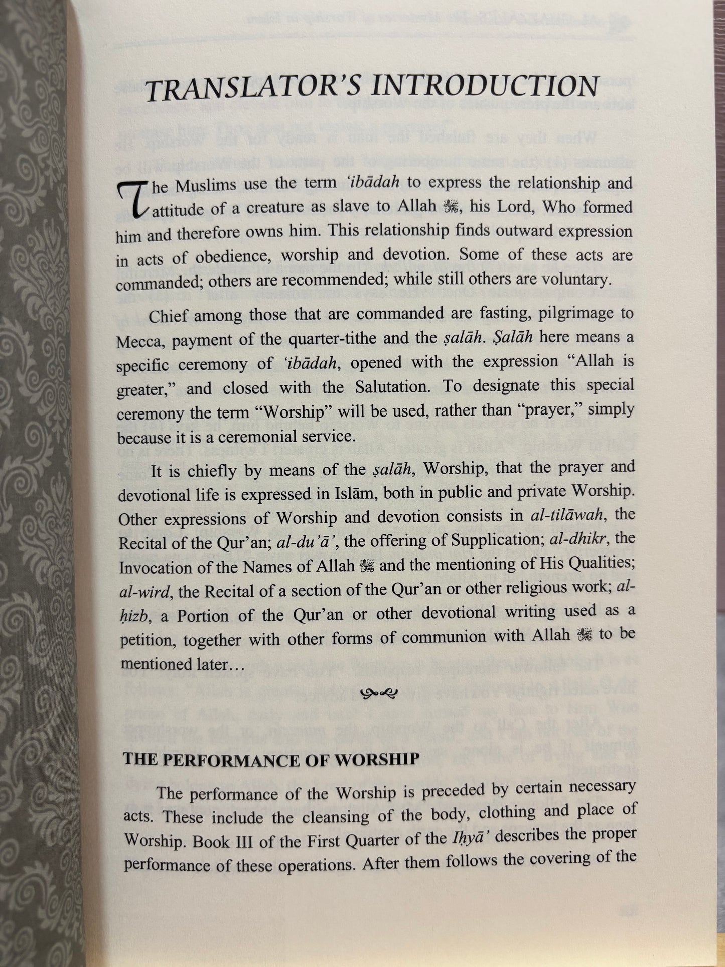The Mysteries of Worship in Islam