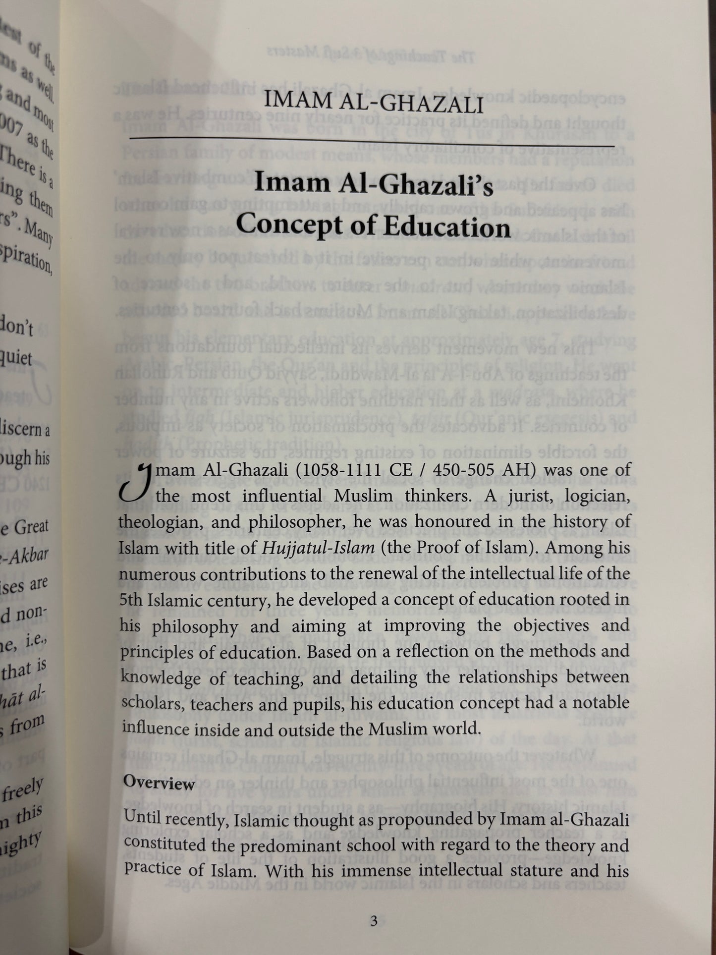 The Teachings of 3 Sufi Masters