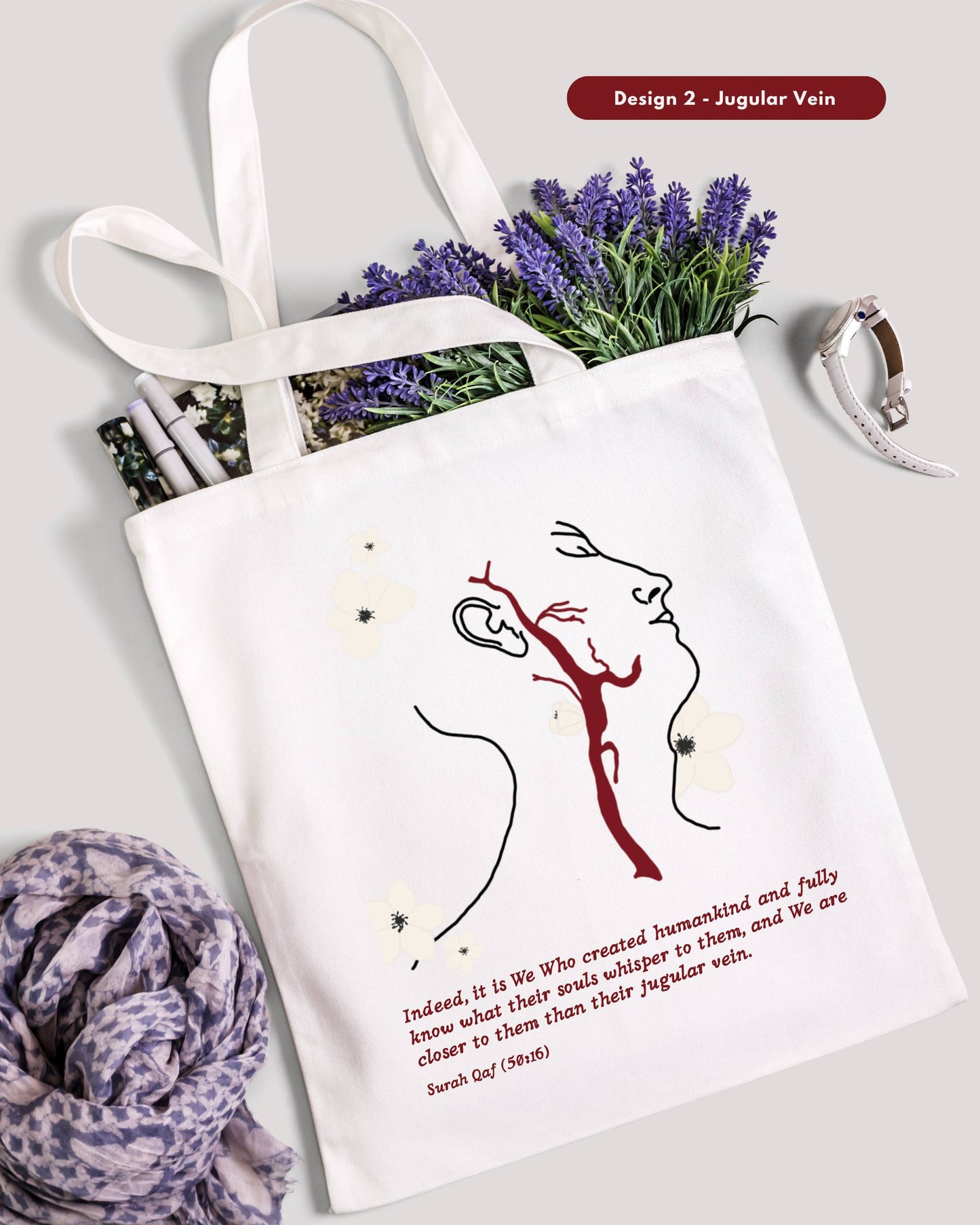 Rose of Madinah SG Tote Bags (A3)